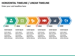 Horizontal Timeline Free PPT Slide 2