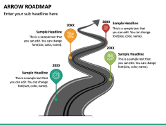 Arrow Roadmap Free PPT Slide 2