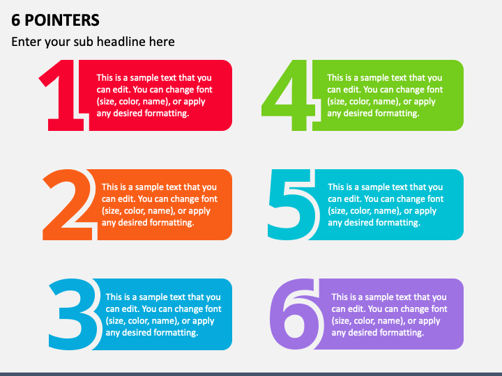 6 Pointers PPT Slide 1