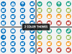 Email Icons PPT Cover Slide