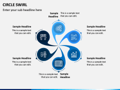 Circle Swirl PPT Slide 5