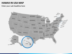Hawaii Map PPT Slide 3