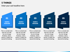 5 Things PPT Slide 1