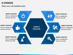 6 Choices PPT Slide 1