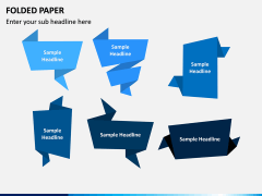 Folded Paper PPT Slide 2