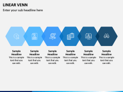 Linear Venn Diagram PPT Slide 9