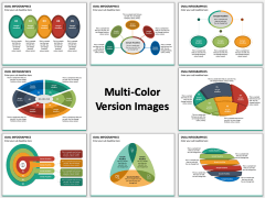 Oval Infographics Multicolor Combined