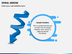 Spiral Arrow Infographics PPT Slide 6