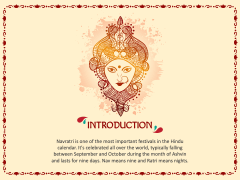 Navratri free PPT slide 2