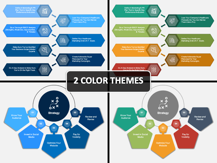 Healthcare Marketing PPT Cover Slide