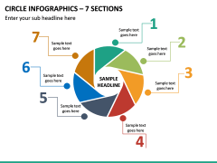 Circle Infographics – 7 Sections PPT Slide 2
