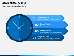 Clock Infographics PPT Slide 1