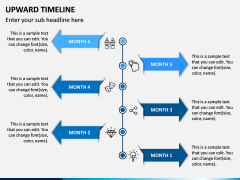 Upward Timeline PPT Slide 3
