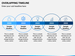 Overlapping Timeline PPT Slide 4