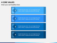 4 Core Values PPT Slide 1