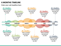 6 Months Timeline PPT Slide 2