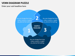 Venn Diagram Puzzle PPT Slide 1