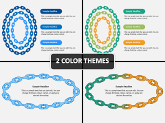 Chain Oval PPT Cover Slide