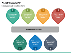 7 Step Roadmap PPT Slide 1