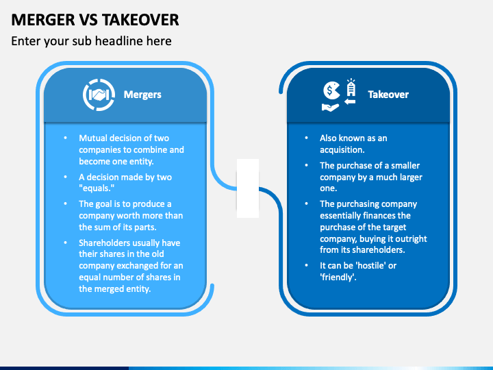 Merger Vs Takeover PowerPoint Slide 3