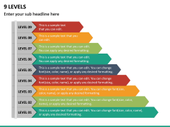 9 Levels PPT Slide 2