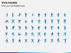 Stick Figures PPT Slide 1