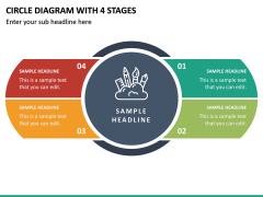 Circle Diagram With 4 Stages PPT Slide 2