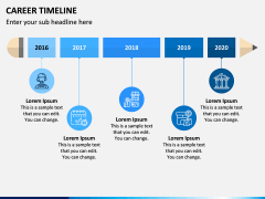 Career Timeline PPT Slide 1