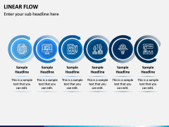 Linear Flow Infographics PPT Slide 2