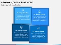 4 Box Grid PPT Slide 9