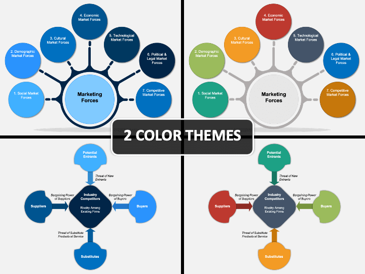 Marketing Forces PPT Cover Slide