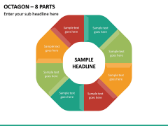 Octagon - 8 Parts PPT Slide 2