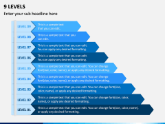 9 Levels PPT Slide 1