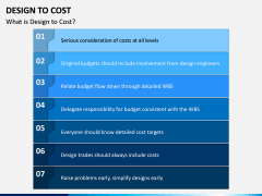 Design To Cost PPT Slide 1