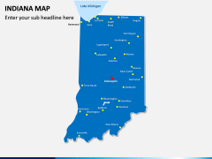 Indiana Map PPT Slide 2
