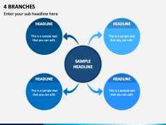 4 Branches PPT Slide 1