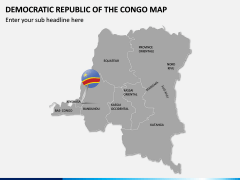 Democratic Republic of Congo Map PPT Slide 3
