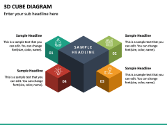 3D Cube Diagram PPT Slide 4
