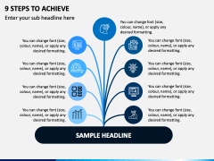 9 Steps To Achieve PPT Slide 1