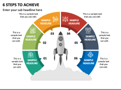6 Steps To Achieve PPT Slide 2