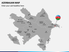Azerbaijan Map PPT Slide 2