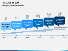 Timeline By Day PPT Slide 1