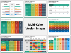 Competitor Analysis Table Multicolor Combined