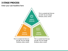 3 Stage Process PPT Slide 2
