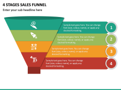 4 Stages Sales Funnel PPT Slide 2