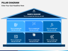 Pillar Diagram Free PPT Slide 1