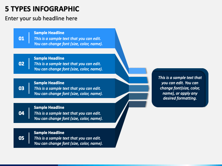 5 Types Infographic PPT Slide 1