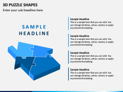 3D Puzzle Shapes PPT Slide 6