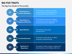 Big Five Traits PPT Slide 2