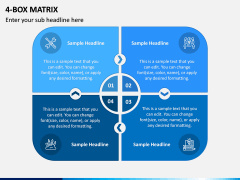 4 Box Matrix PPT Slide 2